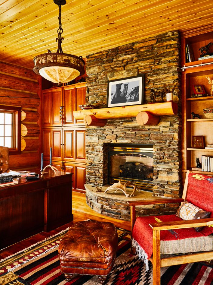The Shaw Ranch - Interior Office - Cora, Wyoming