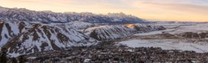 View of Jackson Hole from Snow King